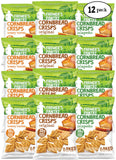 Original/Honey Butter/Jalapeno Cornbread Crisps Variety Pack, 6 oz (12 Pack)